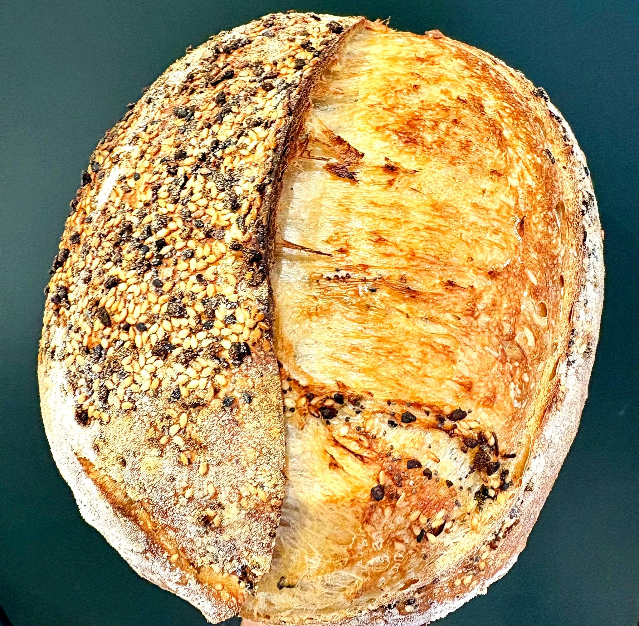 Seeded tin loaf